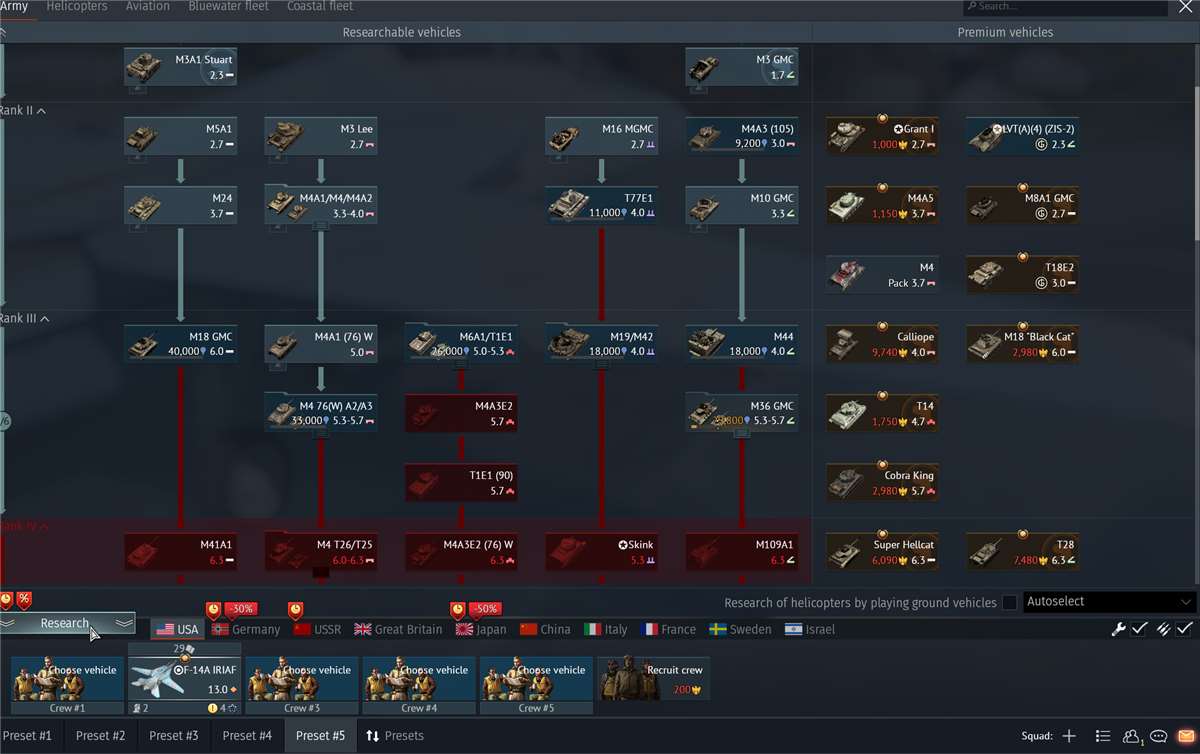 War Thunder account 2013 Old guard account 